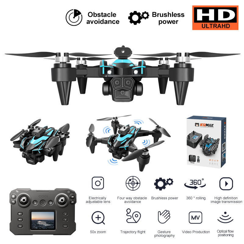 K12 Max UAV Brushless Motor Obstacle Avoidance Optical Flow RC (5)