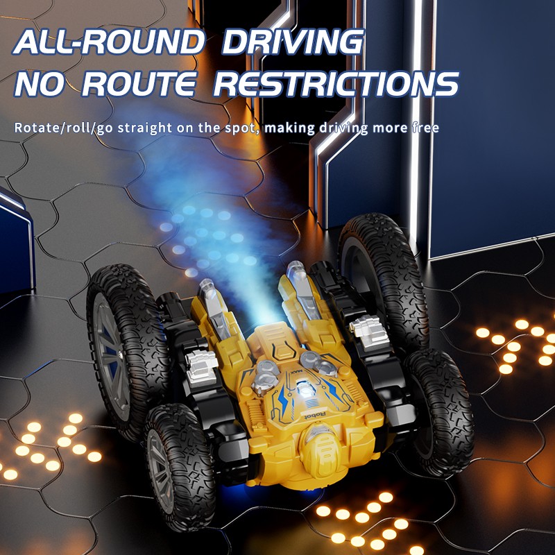 360° Stunt Car Toy LED Lights 2