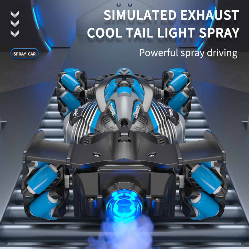 Competitive Drift F1 RC Car 4WD High-Speed Racing with LED Lights and Simulated Gas Spray (2)