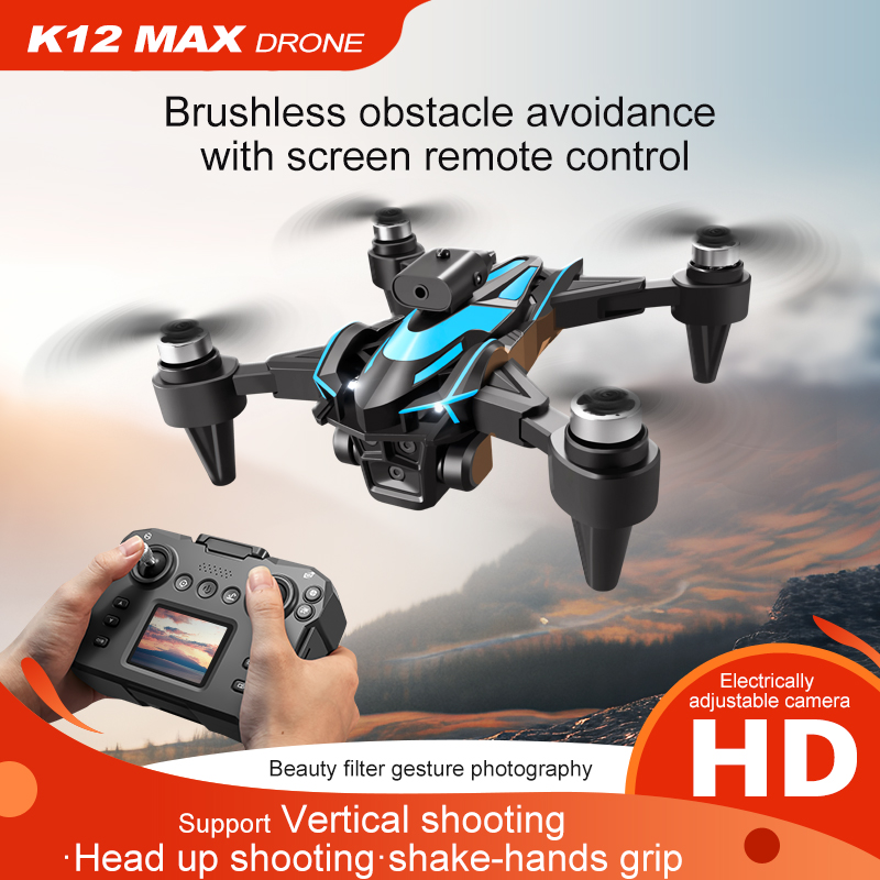 K12 Max UAV Brushless Motor Obstacle Avoidance Optical Flow RC (1)