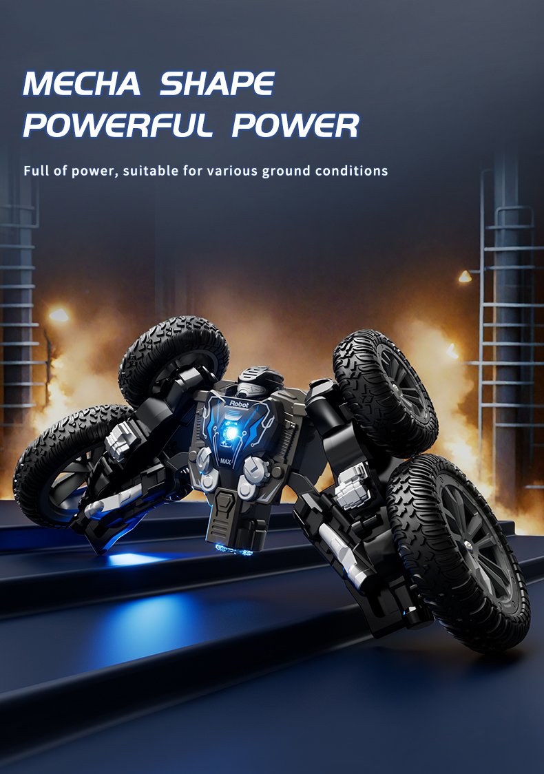 360° Stunt Car Toy LED Lights 2