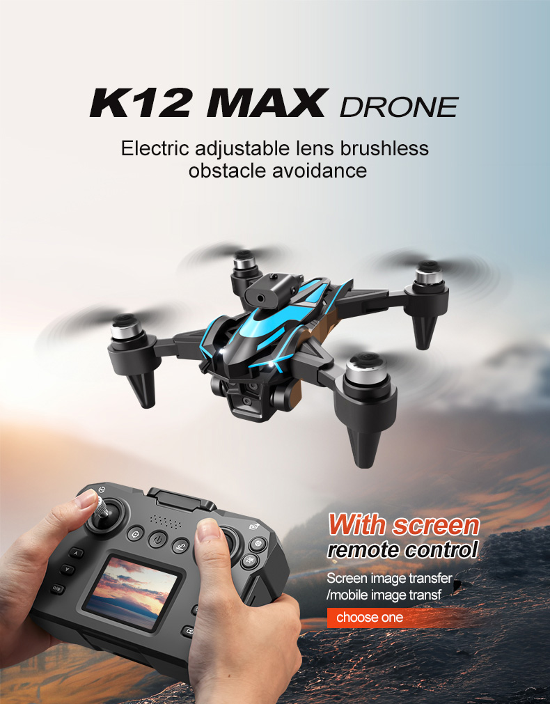 K12 Max UAV Brushless Motor Obstacle Avoidance Optical Flow RC (6)