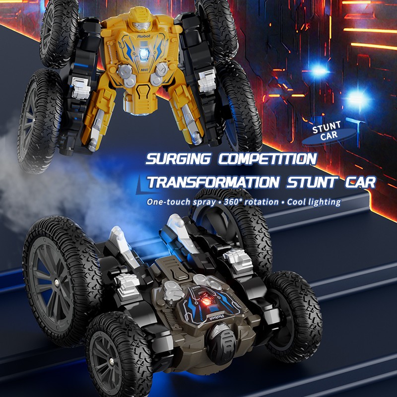 360° Stunt Car Toy LED Lights 2