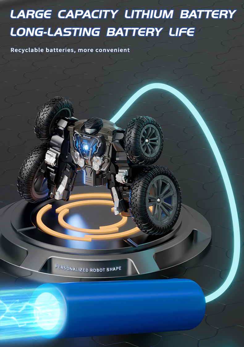 360° Stunt Car Toy LED Lights 2