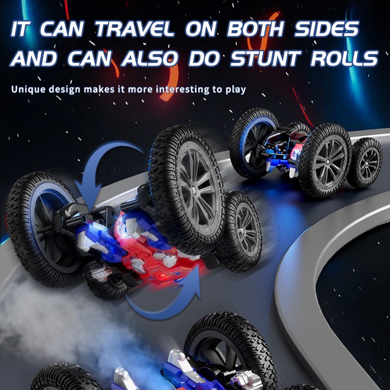 360° Stunt Car Toy LED Lights 2